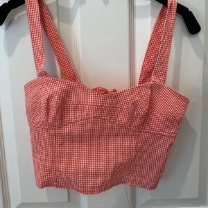 Zara crop top 🚨MATCHING BOTTOMS SOLD SEPARATELY🚨